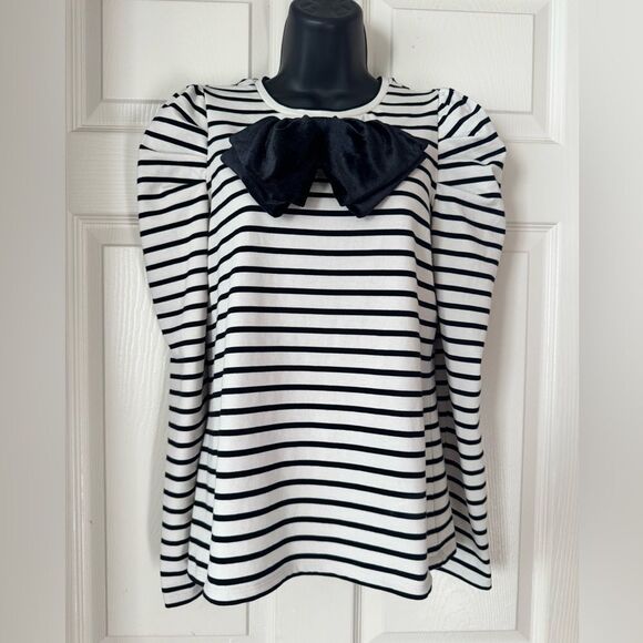 Boden
Imogen Breton Stripe Puff Shoulder Bow Top Size 6 - Picture 3 of 10